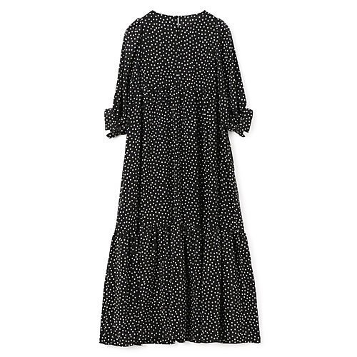 【ペールジュート/Pale Jute】のpolka dot one piece 人気、トレンドファッション・服の通販 founy(ファニー) 　ファッション　Fashion　レディースファッション　WOMEN　おすすめ　Recommend　サンダル　Sandals　スニーカー　Sneakers　バランス　Balance　フレア　Flare　プリント　Print　リボン　Ribbon　半袖　Short Sleeve　定番　Standard　水玉　Polka Dots　洗える　Washable　other-2|ID: prp329100004557913 ipo3291000000032219868