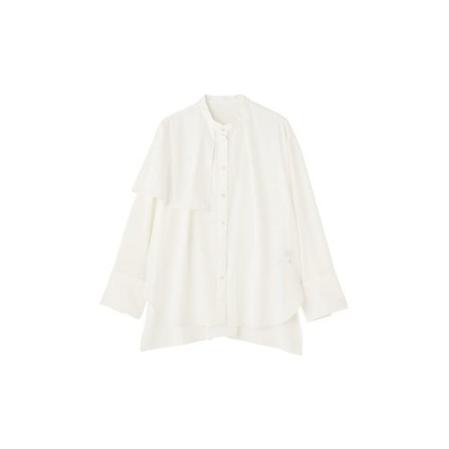 【アドーア/ADORE】のストレッチポプリンブラウス 人気、トレンドファッション・服の通販 founy(ファニー) 　ファッション　Fashion　レディースファッション　WOMEN　トップス・カットソー　Tops/Tshirt　シャツ/ブラウス　Shirts/Blouses　おすすめ　Recommend　アシンメトリー　Asymmetry　スタンダード　Standard　ストレッチ　Stretch　セットアップ　Set Up　ドレープ　Drape　フィット　Fit　ルーズ　Loose　other-3|ID: prp329100004559097 ipo3291000000032232504