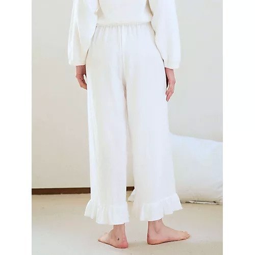【ナナデコール/nanadecor】のカラーガーゼローズマリーパンツ 人気、トレンドファッション・服の通販 founy(ファニー) 　ファッション　Fashion　レディースファッション　Fashion for Women　パンツ　Pants & Trousers　おすすめ　Recommended / Our Picks　クラシカル　Classical, Vintage-Inspired　セットアップ　Set-Up, Coordinated Outfit　ダブル　Double, Double-Breasted　フリル　Frill, Ruffle　ワイド　Wide, Wide Fit　夏　Summer　other-2|ID: prp329100004559098 ipo3291000000032232515