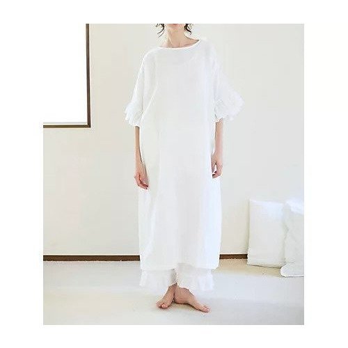 【ナナデコール/nanadecor】のカラーガーゼ ローズマリードレス 人気、トレンドファッション・服の通販 founy(ファニー) 　ファッション　Fashion　レディースファッション　Fashion for Women　ワンピース　Dresses　フォーマル・パーティードレス・結婚式用ドレス　Elegant & Casual Dresses　おすすめ　Recommended / Our Picks　インナー　Innerwear　クラシカル　Classical, Vintage-Inspired　ダブル　Double, Double-Breasted　デニム　Denim, Jeans Material　ドレス　Dress, One-Piece　フリル　Frill, Ruffle　リラックス　Relax, Relaxed Fit　other-2|ID: prp329100004559102 ipo3291000000032232532