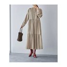 【スタイルデリ/STYLE DELI】の【LUXE】シボ生地ティアードワンピース サンドベージュ|ID:prp329100004559104
