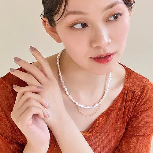 【フィービィー/phoebe】の【金属アレルギー対応】クラシカルパール チェーン2連ネックレス/サージカルステンレス 人気、トレンドファッション・服の通販 founy(ファニー) 　ファッション　Fashion　レディースファッション　Fashion for Women　ジュエリー　Jewelry　ネックレス　Necklaces & Pendants　クラシカル　Classical, Vintage-Inspired　シンプル　Simple, Minimal　スウェット / スエット　Sweatshirt, Sweatwear　チェーン　Chain, Chain Strap　トレンド　Trend, Trending Now　ネックレス　Necklace, Pendant Necklace　パール　Pearl, Pearl Accent　フォーマル　Formal, Dressy　エレガント 上品　Elegant　other-3|ID: prp329100004559106 ipo3291000000032232575