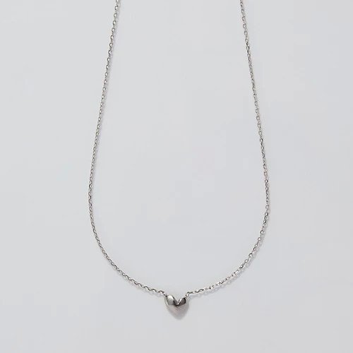 【フィービィー/phoebe】の【金属アレルギー対応】スリークハートネックレス シルバー/サージカルステンレス インテリア・キッズ・メンズ・レディースファッション・服の通販 founy(ファニー) https://founy.com/ ファッション Fashion レディースファッション Fashion for Women ジュエリー Jewelry ネックレス Necklaces & Pendants シルバー Silver, Metallic Silver シンプル Simple, Minimal チェーン Chain, Chain Strap トレンド Trend, Trending Now メタリック Metallic, Shiny Finish |ID: prp329100004559107 ipo3291000000032232576