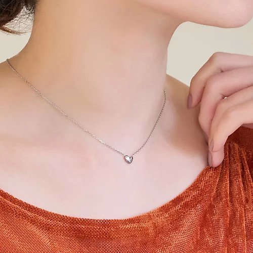 【フィービィー/phoebe】の【金属アレルギー対応】スリークハートネックレス シルバー/サージカルステンレス 人気、トレンドファッション・服の通販 founy(ファニー) 　ファッション　Fashion　レディースファッション　Fashion for Women　ジュエリー　Jewelry　ネックレス　Necklaces & Pendants　シルバー　Silver, Metallic Silver　シンプル　Simple, Minimal　チェーン　Chain, Chain Strap　トレンド　Trend, Trending Now　メタリック　Metallic, Shiny Finish　other-2|ID: prp329100004559107 ipo3291000000032232578
