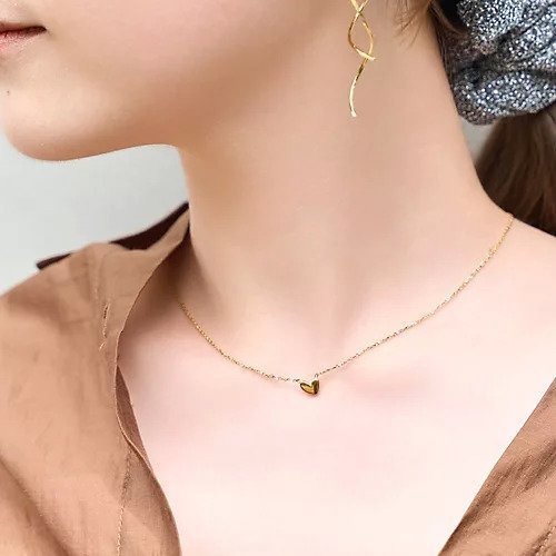 【フィービィー/phoebe】の【金属アレルギー対応】スリークハートネックレス ゴールド/サージカルステンレス インテリア・キッズ・メンズ・レディースファッション・服の通販 founy(ファニー) https://founy.com/ ファッション Fashion レディースファッション Fashion for Women ジュエリー Jewelry ネックレス Necklaces & Pendants シンプル Simple, Minimal チェーン Chain, Chain Strap トレンド Trend, Trending Now メタリック Metallic, Shiny Finish |ID: prp329100004559108 ipo3291000000032232580