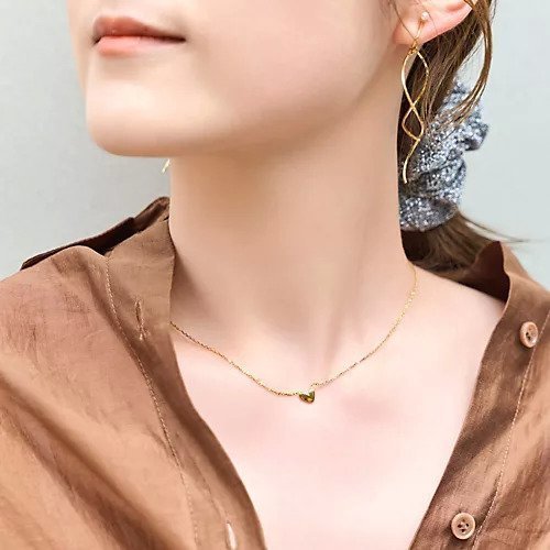【フィービィー/phoebe】の【金属アレルギー対応】スリークハートネックレス ゴールド/サージカルステンレス 人気、トレンドファッション・服の通販 founy(ファニー) 　ファッション　Fashion　レディースファッション　Fashion for Women　ジュエリー　Jewelry　ネックレス　Necklaces & Pendants　シンプル　Simple, Minimal　チェーン　Chain, Chain Strap　トレンド　Trend, Trending Now　メタリック　Metallic, Shiny Finish　other-2|ID: prp329100004559108 ipo3291000000032232582