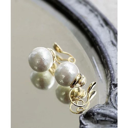 【コレカラ/collecala】の【8mm】ループフィット・コットンパールイヤリング 人気、トレンドファッション・服の通販 founy(ファニー) 　ファッション　Fashion　レディースファッション　Fashion for Women　ジュエリー　Jewelry　ファッションリング　Fashion Rings　イヤリング・フープ・ドロップタイプ　Hoop, Drop & Clip Earrings　イヤリング　Earrings　クッション　Cushion, Throw Pillow　パール　Pearl, Pearl Accent　フィット　Fit, Slim Fit　ループ　Loop, Loop Knit　日本製　Made In Japan　other-2|ID: prp329100004559113 ipo3291000000034639217