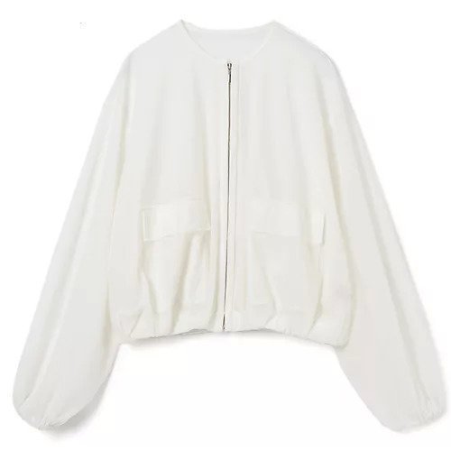 【スアデオ/suadeo】のシアーギャザーブルゾン インテリア・キッズ・メンズ・レディースファッション・服の通販 founy(ファニー) 　ファッション　Fashion　レディースファッション　WOMEN　アウター　Coat Outerwear　ブルゾン　Blouson/Jackets　オーガンジー　Organdy　カットソー　Cut And Sew　カーディガン　Cardigan　ギャザー　Gather　ショート　Short　ストレッチ　Stretch　ビンテージ　Vintage　ブルゾン　Blouson　エレガント 上品　Elegant　夏　Summer　洗える　Washable　オフホワイト|ID: prp329100004559117 ipo3291000000032232631