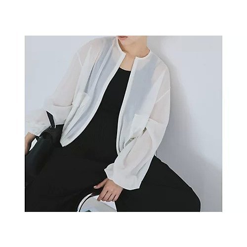 【スアデオ/suadeo】のシアーギャザーブルゾン 人気、トレンドファッション・服の通販 founy(ファニー) ファッション Fashion レディースファッション Fashion for Women アウター Coat / Outerwear Collection ブルゾンジャケット・スポーティアウター Blouson Jackets インナー Innerwear オーガンジー Organza Fabric 洗える Machine Washable カットソー Cut and Sewn Top カーディガン Cardigan, Knitwear ギャザー Gathered, Ruffled コクーン Cocoon, Cocoon Silhouette ショート Short, Short Length シルク Silk, 100% Silk シルバー Silver, Metallic Silver ストレッチ Stretch, Stretchy Fabric センター Center, Center Line とろみ Fluid, Flowy Fabric タンク Tank Top, Sleeveless Top デコルテ Décolleté, Neckline 定番 Standard, Basic Item バランス Balance, Style Balance パイピング Piping, Trim Design ビンテージ Vintage, Retro Style フロント Front, Front Design ブルゾン Blouson, Bomber Jacket ポケット Pocket, Pocket Detail 夏 Summer エレガント 上品 Elegant ビジネス 仕事 通勤 Business / Work / Commuting other-3|ID: prp329100004559117 ipo3291000000033344666