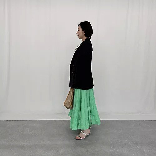 【クチュールドアダム/COUTURE D'ADAM】の【Marisol別注】ティアードスカート 人気、トレンドファッション・服の通販 founy(ファニー) 　ファッション　Fashion　レディースファッション　Fashion for Women　スカート　Skirts　ティアードスカート　Tiered Skirts　送料無料　Free Shipping　インド　Indian Textile　ギャザー　Gathered, Ruffled　ティアード　Tiered, Tiered Style　ティアードスカート　Tiered Skirt, Flounced Skirt　別注　Limited Edition, Custom Order　洗える　Machine Washable　other-3|ID: prp329100004562063 ipo3291000000033629163