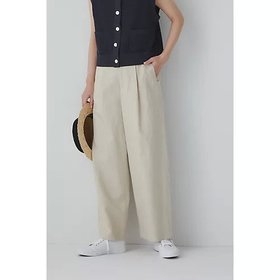 【ヒューマンウーマン/HUMAN WOMAN】 綿麻シャンブレーセミワイドパンツ人気、トレンドファッション・服の通販 founy(ファニー) ファッション Fashion レディースファッション WOMEN パンツ Pants おすすめ Recommend シャンブレー Chambray シンプル Simple スタンダード Standard フラップ Flap ポケット Pocket エレガント 上品 Elegant 夏 Summer |ID:prp329100004562066