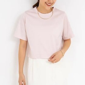 【ノーリーズソフィー/NOLLEY'S sophi】の汗染み軽減スムースショート丈Tシャツ 人気、トレンドファッション・服の通販 founy(ファニー) ファッション Fashion レディースファッション WOMEN トップス・カットソー Tops/Tshirt シャツ/ブラウス Shirts/Blouses ロング / Tシャツ T-Shirts 2025年 2025 2025春夏・S/S Ss,Spring/Summer,2025 ショート Short ボトム Bottom |ID:prp329100004562151