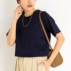 【ノーリーズソフィー/NOLLEY'S sophi】の汗染み軽減スムースショート丈Tシャツ 人気、トレンドファッション・服の通販 founy(ファニー) ファッション Fashion レディースファッション WOMEN トップス・カットソー Tops/Tshirt シャツ/ブラウス Shirts/Blouses ロング / Tシャツ T-Shirts 2025年 2025 2025春夏・S/S Ss,Spring/Summer,2025 ショート Short ボトム Bottom thumbnail ダークネイビー|ID: prp329100004562151 ipo3291000000032257972