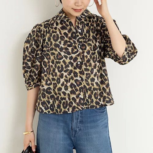 【ノーリーズ/NOLLEY'S】の《セットアップ対応》レオパードハーフスリーブシャツ インテリア・キッズ・メンズ・レディースファッション・服の通販 founy(ファニー) https://founy.com/ ファッション Fashion レディースファッション Fashion for Women トップス・カットソー Cut & Sew Tops シャツ・ブラウス・オフィスカジュアル Elegant Blouses & Button-Ups 2025年 2025 2025春夏・S/S Spring/Summer 2025 SS25 おすすめ Recommended / Our Picks シンプル Simple, Minimal スリーブ Sleeve, Long Sleeve / Short Sleeve セットアップ Set-Up, Coordinated Outfit デニム Denim, Jeans Material ハーフ Half, Half-Length レオパード Leopard, Animal Print 夏 Summer |ID: prp329100004562160 ipo3291000000032258069