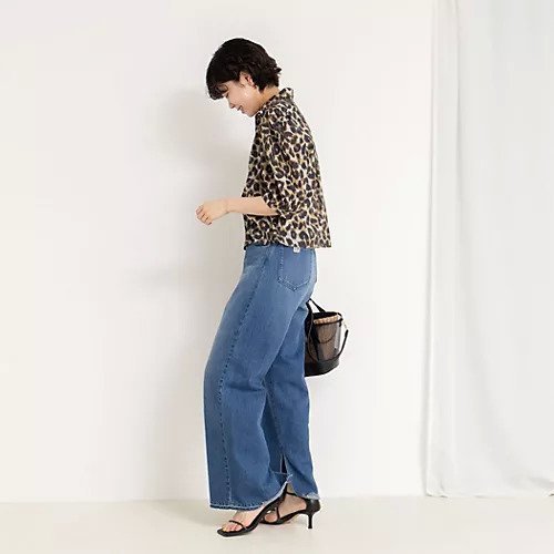 【ノーリーズ/NOLLEY'S】の《セットアップ対応》レオパードハーフスリーブシャツ 人気、トレンドファッション・服の通販 founy(ファニー) 　ファッション　Fashion　レディースファッション　Fashion for Women　トップス・カットソー　Cut & Sew Tops　シャツ・ブラウス・オフィスカジュアル　Elegant Blouses & Button-Ups　2025年　2025　2025春夏・S/S　Spring/Summer 2025 SS25　おすすめ　Recommended / Our Picks　シンプル　Simple, Minimal　スリーブ　Sleeve, Long Sleeve / Short Sleeve　セットアップ　Set-Up, Coordinated Outfit　デニム　Denim, Jeans Material　ハーフ　Half, Half-Length　レオパード　Leopard, Animal Print　夏　Summer　other-2|ID: prp329100004562160 ipo3291000000032287640