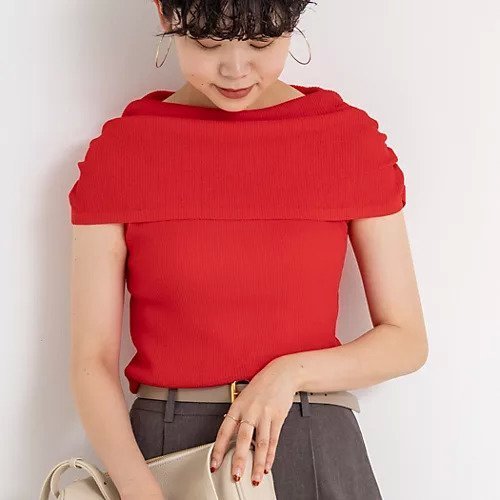 【ノーリーズソフィー/NOLLEY'S sophi】の《手洗い可能》シアーオフショルプルオーバーニット インテリア・キッズ・メンズ・レディースファッション・服の通販 founy(ファニー) 　ファッション　Fashion　レディースファッション　WOMEN　トップス・カットソー　Tops/Tshirt　ニット　Knit Tops　プルオーバー　Pullover　2025年　2025　2025春夏・S/S　Ss,Spring/Summer,2025　おすすめ　Recommend　オフショル　Off Shoulder　オフショルダー　Off Shoulder　デニム　Denim　ワイド　Wide　夏　Summer　レッド|ID: prp329100004562162 ipo3291000000032258078