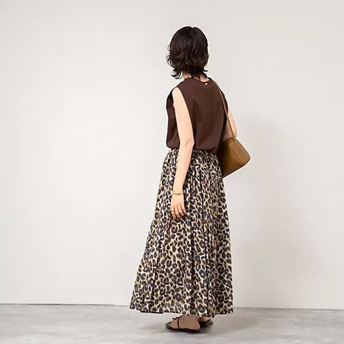 【ノーリーズ/NOLLEY'S】の《セットアップ対応》レオパードロングスカート 人気、トレンドファッション・服の通販 founy(ファニー) 　ファッション　Fashion　レディースファッション　Ladies' Fashion Online　セットアップ　Setup　スカート　Skirt　スカート　Skirt　ロングスカート　Long Skirt　2025年　2025　2025春夏・S/S　Ss,Spring/Summer,2025　おすすめ　Recommend　シンプル　Simple　セットアップ　Set Up　レオパード　Leopard　ロング　Long　夏　Summer　other-3|ID: prp329100004562169 ipo3291000000032287654