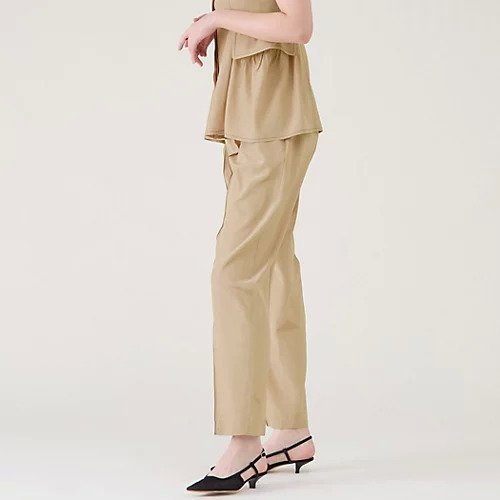【マルティニーク/martinique】のシルキーファイユバレルパンツ 人気、トレンドファッション・服の通販 founy(ファニー) 　ファッション　Fashion　レディースファッション　Fashion for Women　パンツ　Pants & Trousers　おすすめ　Recommended / Our Picks　セットアップ　Set-Up, Coordinated Outfit　リラックス　Relax, Relaxed Fit　夏　Summer　春　Spring　S/S・春夏　SS, Spring/Summer, Warm Season　other-2|ID: prp329100004562171 ipo3291000000032258173