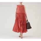 【マルティニーク/martinique】のプリーツワンピース レッド|ID:prp329100004562178