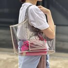 【ノーリーズ/NOLLEY'S】のPVCトート&メッシュ巾着バッグ ブラウンベージュ系1|ID: prp329100004562183 ipo3291000000033330691