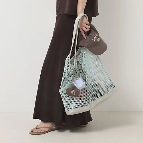 【ノーリーズ/NOLLEY'S】のメッシュトート(ポーチ・チャーム付) インテリア・キッズ・メンズ・レディースファッション・服の通販 founy(ファニー) 　ファッション　Fashion　レディースファッション　WOMEN　バッグ　Bag　ポーチ　Pouches　インナー　Inner　シルバー　Silver　チャーム　Charm　トレンド　Trend　ポーチ　Pouch　メッシュ　Mesh　夏　Summer　ミントグリーン|ID: prp329100004562184 ipo3291000000032258285