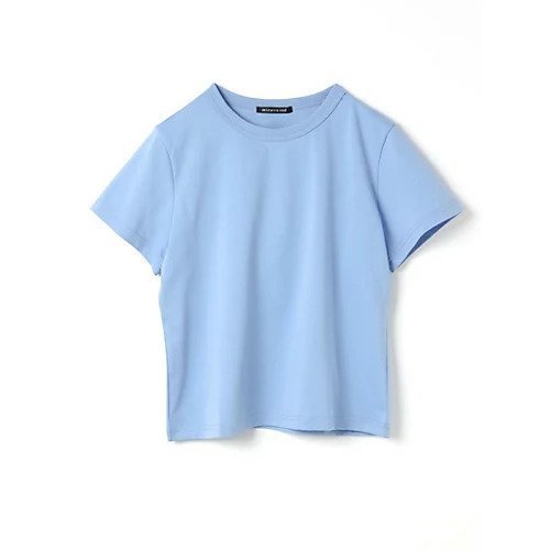 【ミズイロ インド/mizuiro ind】のベーシッククルーネックT インテリア・キッズ・メンズ・レディースファッション・服の通販 founy(ファニー) 　ファッション　Fashion　レディースファッション　Ladies' Fashion Online　コンパクト　Compact　ベスト　Vest　ベーシック　Basic　ライトブルー|ID: prp329100004563519 ipo3291000000032271465