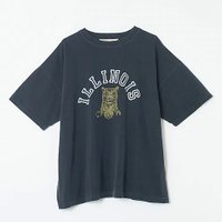 【レミレリーフ/REMI RELIEF】の【HPS別注】HARD SP加工20/-天竺BIGサイズT(ILLINOIS) 人気、トレンドファッション・服の通販 founy(ファニー) ファッション Fashion レディースファッション WOMEN ヴィンテージ Vintage グラフィック Graphic スペシャル Special ダメージ Damage 猫 Cat プリント Print 別注 Special Order マニッシュ Mannish モチーフ Motif おすすめ Recommend |ID:prp329100004563530