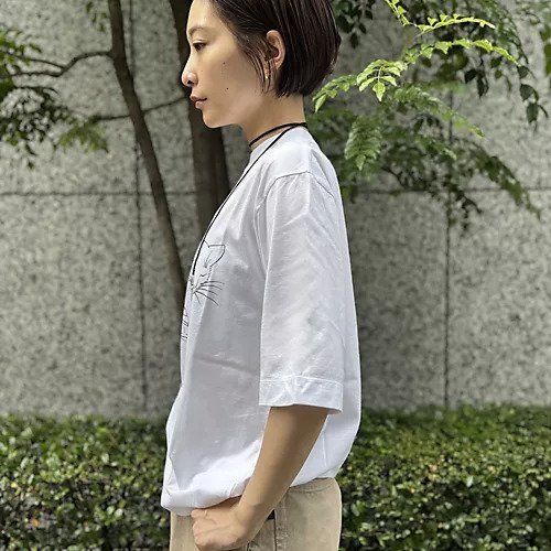 【ロエフ/LOEFF】のLFU SLEEPING CAT T 人気、トレンドファッション・服の通販 founy(ファニー) 　ファッション　Fashion　レディースファッション　Fashion for Women　グラフィック　Graphic, Graphic Design　シンプル　Simple, Minimal　ドレープ　Drape, Draping Fabric　ネコ　Cat, Feline Motif　プリント　Print, Printed Pattern　モチーフ　Motif, Design Theme　エレガント 上品　Elegant　洗える　Machine Washable　猫　Cat, Kitty　other-3|ID: prp329100004563534 ipo3291000000032587557