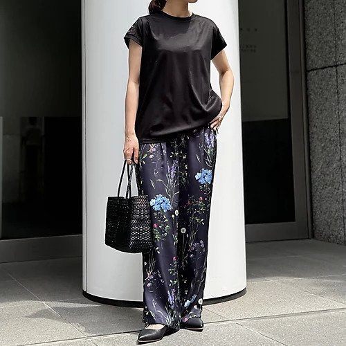 【イーバイエクラ/E by eclat】の【前後2WAY】レース切り替えフレンチスリーブT 人気、トレンドファッション・服の通販 founy(ファニー) 　ファッション　Fashion　レディースファッション　WOMEN　ジャカード　Jacquard　スリーブ　Sleeve　フレンチ　French　モチーフ　Motif　リーフ　Leaf　レース　Race　夏　Summer　洗える　Washable　other-3|ID: prp329100004563537 ipo3291000000032271594