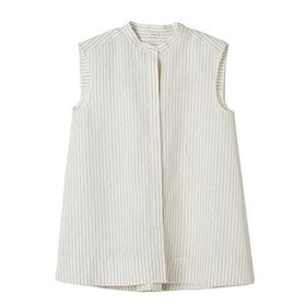 【ドロウェル/drawell】のノースリーブバックフレアシャツ 人気、トレンドファッション・服の通販 founy(ファニー) ファッション Fashion レディースファッション Fashion for Women トップス・カットソー Cut & Sew Tops キャミソール&ノースリーブ Camisoles & Sleeveless Tops シャツ・ブラウス・オフィスカジュアル Elegant Blouses & Button-Ups バッグ Bags ショルダー Shoulder, Shoulder Strap ストライプ Stripe, Striped Pattern ノースリーブ Sleeveless, No-Sleeve フレア Flare, Flared リネン Linen, Linen Fabric 定番 Standard, Basic Item 洗える Machine Washable |ID:prp329100004563540