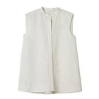 【ドロウェル/drawell】のノースリーブバックフレアシャツ 人気、トレンドファッション・服の通販 founy(ファニー) ファッション Fashion レディースファッション Fashion for Women トップス・カットソー Cut & Sew Tops キャミソール&ノースリーブ Camisoles & Sleeveless Tops シャツ・ブラウス・オフィスカジュアル Elegant Blouses & Button-Ups バッグ Bags ショルダー Shoulder, Shoulder Strap ストライプ Stripe, Striped Pattern ノースリーブ Sleeveless, No-Sleeve フレア Flare, Flared リネン Linen, Linen Fabric 定番 Standard, Basic Item 洗える Machine Washable thumbnail クリームストライプ|ID: prp329100004563540 ipo3291000000034953108