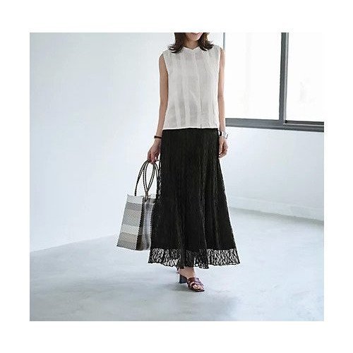 【スタイルデリ/STYLE DELI】の麻混立ち襟ノースリタックブラウス 人気、トレンドファッション・服の通販 founy(ファニー) 　ファッション　Fashion　レディースファッション　WOMEN　トップス・カットソー　Tops/Tshirt　シャツ/ブラウス　Shirts/Blouses　イエロー　Yellow　インナー　Inner　カーディガン　Cardigan　キャミソール　Camisole　サロペット　Overalls　シンプル　Simple　ジャケット　Jacket　スタンド　Stand　ストレート　Straight　スリット　Slit　ノースリーブ　No Sleeve　夏　Summer　other-2|ID: prp329100004563543 ipo3291000000032271647