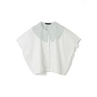 【ミズイロ インド/mizuiro ind】のプリーツカラーシャツ ライトグレー|ID: prp329100004563559 ipo3291000000032695827