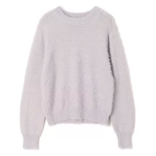 【サヤカ デイヴィス/SAYAKA DAVIS】のShaggy Pullover インテリア・キッズ・メンズ・レディースファッション・服の通販 founy(ファニー) 　ファッション　Fashion　レディースファッション　Fashion for Women　トップス・カットソー　Cut & Sew Tops　カジュアルプルオーバー・ニットトップス　Pullovers & Knit Tops / Casual Pullovers　サテン　Satin, Glossy Fabric　シンプル　Simple, Minimal　セーター　Sweater, Knitwear　ダウン　Down, Puffer　デニム　Denim, Jeans Material　Lilac Gray|ID: prp329100004563569 ipo3291000000034070386