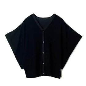 【イーバイエクラ/E by eclat】の【前後2WAY】シルク混ニットカーディガン 人気、トレンドファッション・服の通販 founy(ファニー) ファッション Fashion レディースファッション WOMEN トップス・カットソー Tops/Tshirt ニット Knit Tops カーディガン Cardigans カーディガン Cardigan シルク Silk ポンチョ Poncho 夏 Summer 洗える Washable |ID:prp329100004563573