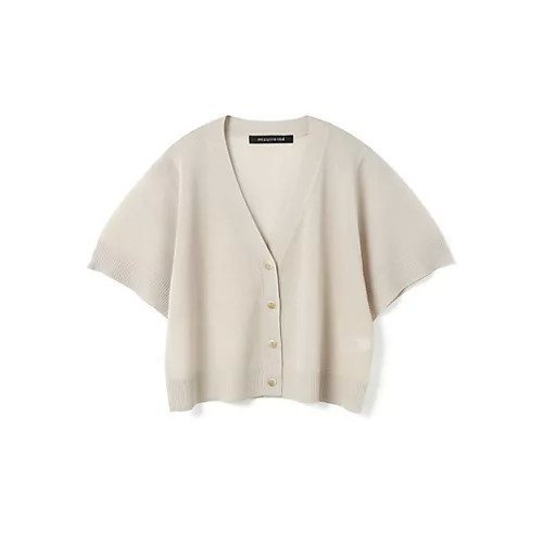 【ミズイロ インド/mizuiro ind】のVネックショートカーディガン インテリア・キッズ・メンズ・レディースファッション・服の通販 founy(ファニー) 　ファッション　Fashion　レディースファッション　Fashion for Women　トップス・カットソー　Cut & Sew Tops　カーディガン・羽織り　Layered Style Cardigans　Vネックトップス　V-Neck Tops / V-Cut Neckline Shirts　シアー　Sheer, See-Through　シンプル　Simple, Minimal　人気　Popular, Best Seller　今季　This Season, Current Season　夏　Summer　サンドベージュ|ID: prp329100004563578 ipo3291000000032271892