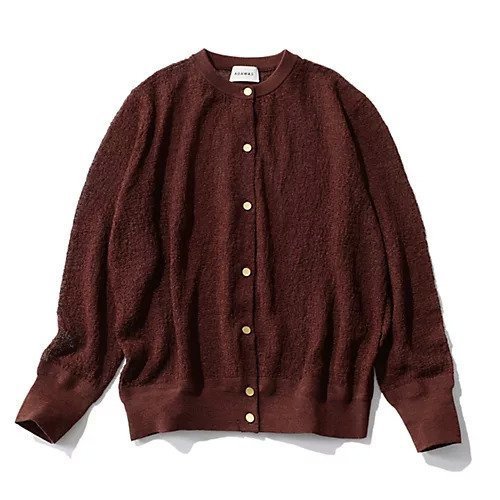 【アダワス/ADAWAS】のSEMI-SHEER CARDIGAN インテリア・キッズ・メンズ・レディースファッション・服の通販 founy(ファニー) 　ファッション　Fashion　レディースファッション　Fashion for Women　トップス・カットソー　Cut & Sew Tops　カーディガン・羽織り　Layered Style Cardigans　カーディガン　Cardigan, Knitwear　別注　Limited Edition, Custom Order　夏　Summer　洗える　Machine Washable　【HPS別注】COPPER|ID: prp329100004563584 ipo3291000000035839435