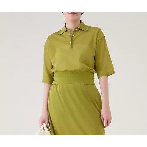 【マルティニーク/martinique】のクリスプC/Nポロ(セットアップ可) インテリア・キッズ・メンズ・レディースファッション・服の通販 founy(ファニー) 　ファッション　Fashion　レディースファッション　Fashion for Women　セットアップ　Matching Sets　おすすめ　Recommended / Our Picks　シアー　Sheer, See-Through　セットアップ　Set-Up, Coordinated Outfit　夏　Summer　ピスタチオ|ID: prp329100004563589 ipo3291000000035434516