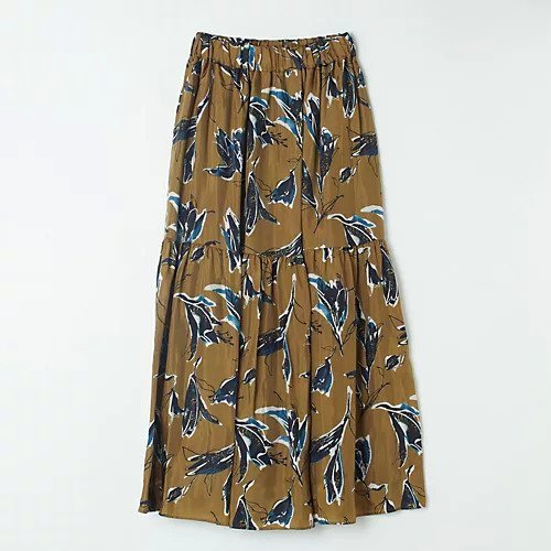 【サクラ/SACRA】の【HPS別注】AUTUMN FLORA インテリア・キッズ・メンズ・レディースファッション・服の通販 founy(ファニー) 　ファッション　Fashion　レディースファッション　WOMEN　ジャケット　Jacket　ティアードスカート　Tiered Skirt　ドレープ　Drape　フラワー　Flower　プリント　Print　マキシ　Maxi　モダン　Modern　別注　Special Order　夏　Summer　秋　Autumn/Fall　BEIGE|ID: prp329100004563599 ipo3291000000032272032