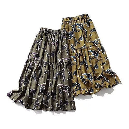 【サクラ/SACRA】の【HPS別注】AUTUMN FLORA 人気、トレンドファッション・服の通販 founy(ファニー) 　ファッション　Fashion　レディースファッション　WOMEN　ジャケット　Jacket　ティアードスカート　Tiered Skirt　ドレープ　Drape　フラワー　Flower　プリント　Print　マキシ　Maxi　モダン　Modern　別注　Special Order　夏　Summer　秋　Autumn/Fall　other-3|ID: prp329100004563599 ipo3291000000032272036