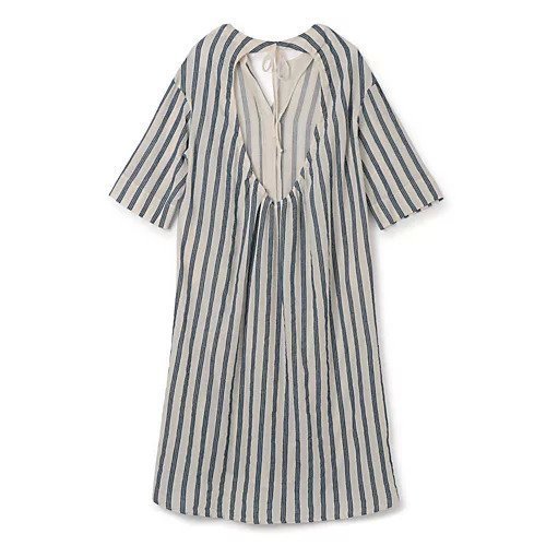 【デボーションツウィンズ/Devotion TWINS】のストライプワンピース 人気、トレンドファッション・服の通販 founy(ファニー) 　ファッション　Fashion　レディースファッション　WOMEN　ワンピース　Dress　ストライプ　Stripe　スリット　Slit　チェック　Check　ドローコード　Draw Cord　フロント　Front　リゾート　Resort　夏　Summer　洗える　Washable　other-3|ID: prp329100004563615 ipo3291000000032272160