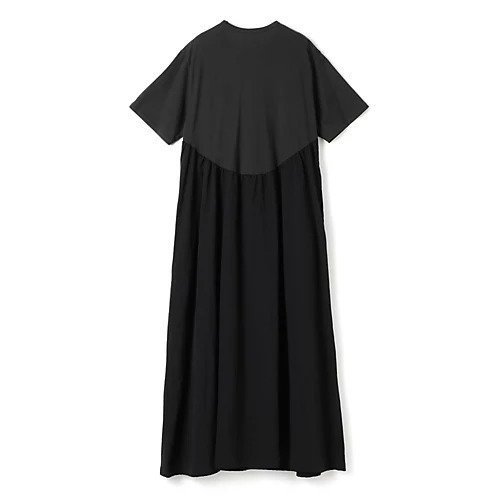 【シンメ/SINME】のTシャツワンピース(ロング丈) 人気、トレンドファッション・服の通販 founy(ファニー) 　ファッション　Fashion　レディースファッション　Ladies' Fashion Online　ワンピース　Dress　シャツワンピース　Shirt Dresses　コンパクト　Compact　ショート　Short　ドッキング　Docking　フェミニン　Feminine　ロング　Long　人気　Popularity　夏　Summer　定番　Standard　洗える　Washable　other-2|ID: prp329100004563619 ipo3291000000032272182
