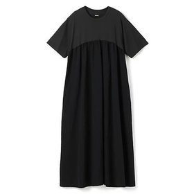 【シンメ/SINME】のTシャツワンピース(ショート丈) 人気、トレンドファッション・服の通販 founy(ファニー) ファッション Fashion レディースファッション Fashion for Women ワンピース Dresses シャツワンピース / 1枚で着映えコーデ Shirt Dresses コンパクト Compact, Small Size ショート Short, Short Length ドッキング Docking, Mixed Material フェミニン Feminine, Girly ロング Long, Long-Length 人気 Popular, Best Seller 夏 Summer 定番 Standard, Basic Item 洗える Machine Washable |ID:prp329100004563621