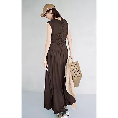 【アンスクリア/INSCRIRE】のLight jersey Dress 人気、トレンドファッション・服の通販 founy(ファニー) 　ファッション　Fashion　レディースファッション　WOMEN　ワンピース　Dress　ドレス　Party Dresses　なめらか　Smooth　ギャザー　Gather　シャーリング　Shirring　ジャージー　Jersey　センター　Center　ドレス　Dress　ドレープ　Drape　マキシ　Maxi　エレガント 上品　Elegant　洗える　Washable　other-2|ID: prp329100004563623 ipo3291000000032272216