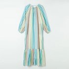 【ヌキテパ/NE QUITTEZ PAS】の【ブレンダさん別注】COTTON VOILE STRIPE GATHER NECK DRESS STRIPE|ID: prp329100004563629 ipo3291000000032272251