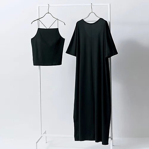 【エクラ/eclat】の【別注】ブラキャミつきワンピース 人気、トレンドファッション・服の通販 founy(ファニー) 　ファッション　Fashion　レディースファッション　WOMEN　ワンピース　Dress　エレガント 上品　Elegant　キャミソール　Camisole　ドレス　Dress　ドレープ　Drape　ブラジャー　Bra　ラップ　Wrap　別注　Special Order　夏　Summer　洗える　Washable　other-3|ID: prp329100004563636 ipo3291000000032272300