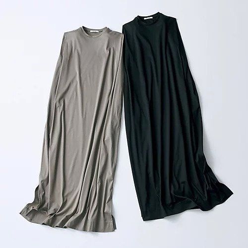 【エクラ/eclat】の【別注】接触冷感ワンピース 人気、トレンドファッション・服の通販 founy(ファニー) 　ファッション　Fashion　レディースファッション　WOMEN　ワンピース　Dress　なめらか　Smooth　スリット　Slit　ロング　Long　別注　Special Order　夏　Summer　洗える　Washable　other-2|ID: prp329100004563638 ipo3291000000032272310