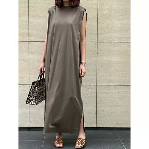 【エクラ/eclat】の【別注】接触冷感ワンピース 人気、トレンドファッション・服の通販 founy(ファニー) 　ファッション　Fashion　レディースファッション　Fashion for Women　ワンピース　Dresses　なめらか　Smooth, Silky Texture　スリット　Slit, Slit Detail　ロング　Long, Long-Length　別注　Limited Edition, Custom Order　夏　Summer　洗える　Machine Washable　other-3|ID: prp329100004563638 ipo3291000000033061646