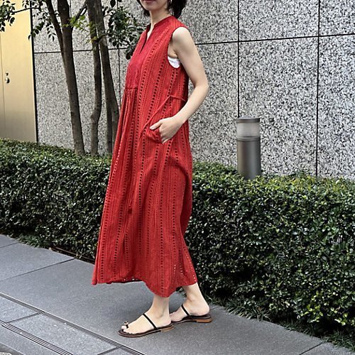 【ヌキテパ/NE QUITTEZ PAS】のSTRIPE CUTWORK EMBROIDERY SLEEVELESS DRESS 人気、トレンドファッション・服の通販 founy(ファニー) 　ファッション　Fashion　レディースファッション　WOMEN　トップス・カットソー　Tops/Tshirt　ワンピース　Dress　ドレス　Party Dresses　サークル　Circle　ストライプ　Stripe　タッセル　Tassel　ドレス　Dress　モダン　Modern　モチーフ　Motif　リボン　Ribbon　レース　Race　ワーク　Work　定番　Standard　洗える　Washable　other-3|ID: prp329100004563640 ipo3291000000032272323