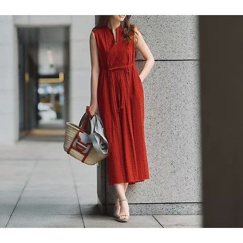 【ヌキテパ/NE QUITTEZ PAS】のエンブロイダリーワンピース 人気、トレンドファッション・服の通販 founy(ファニー) 　ファッション　Fashion　レディースファッション　Fashion for Women　ワンピース　Dresses　サマー　Summer, Summer Style　ストライプ　Stripe, Striped Pattern　タッセル　Tassel, Fringe　ドレス　Dress, One-Piece　ノースリーブ　Sleeveless, No-Sleeve　モダン　Modern, Contemporary　モチーフ　Motif, Design Theme　リボン　Ribbon, Bow　リュクス　Luxury, Elegant, High-End, Chic　エレガント 上品　Elegant　洗える　Machine Washable　other-2|ID: prp329100004563640 ipo3291000000032675312